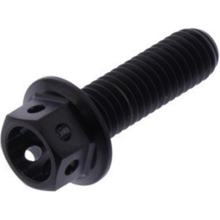 JMP M6x1.00mm 20mm Titanium Racing Black Hex Bolt for Aprilia SX, Derbi GP1 Senda SM DRD X-Treme/Pro Racing RX R RS4 X-Race Gilera RCR Ltd