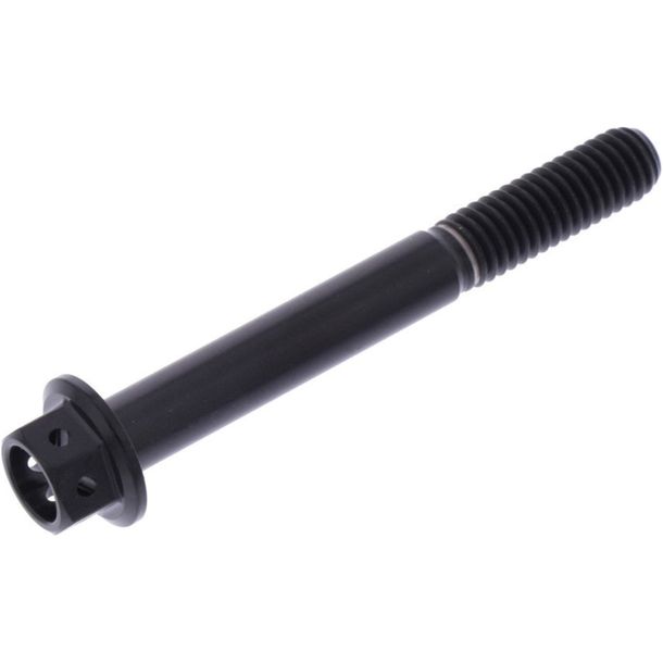 JMP M6x1.00mm 50mm Titanium Racing Black Hex Bolt