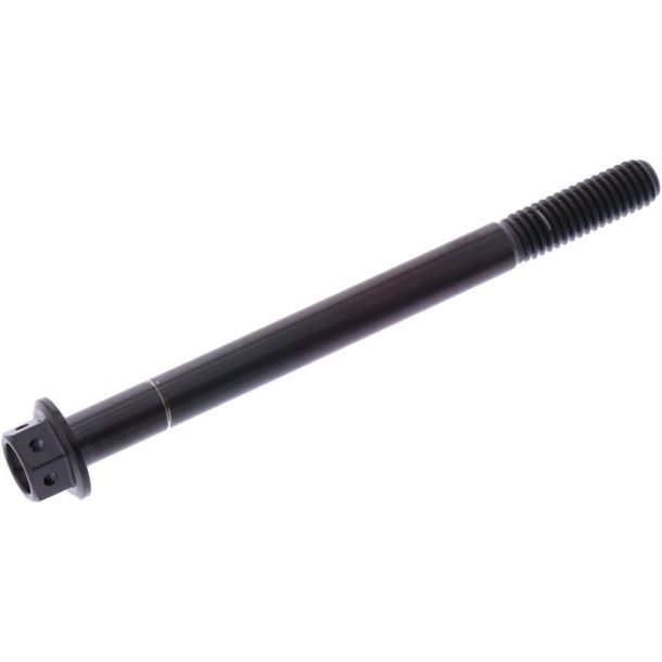 Boulon hexagonal JMP M6x1,00 mm 75 mm Titanium Racing, noir