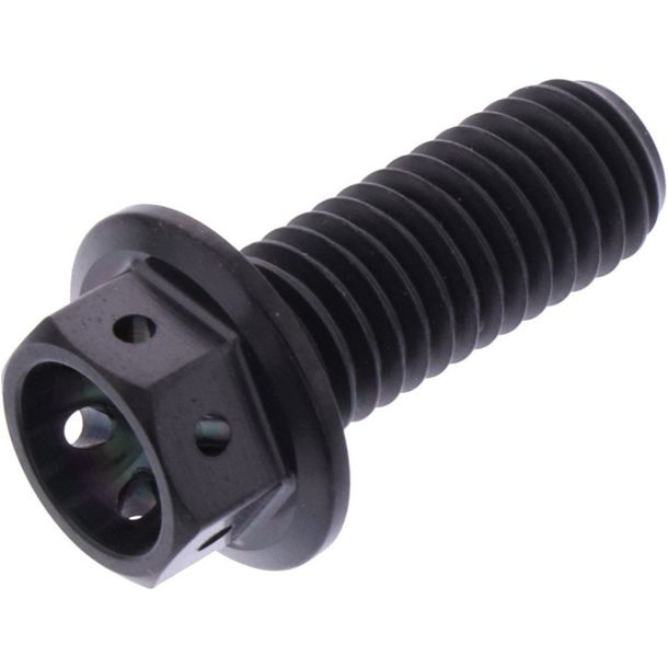 Perno hexagonal negro Titanium Racing JMP M8x1.25 mm 20 mm