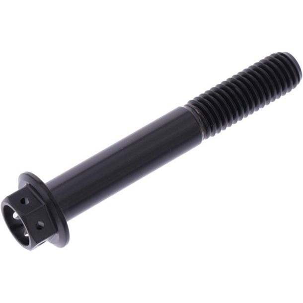 JMP M8x1.25mm 55mm Titanium Racing Black Hex Bolt