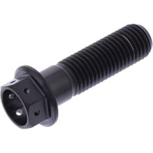 JMP M10x1.25mm 35mm Titanium Racing Czarna śruba sześciokątna