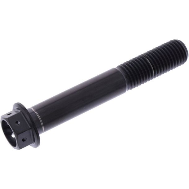 Perno hexagonal JMP M10x1.25 mm, 65 mm, titanio Racing, negro