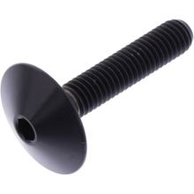 Śruba owalna JMP M5x0.8mm 25mm tytanowa czarna