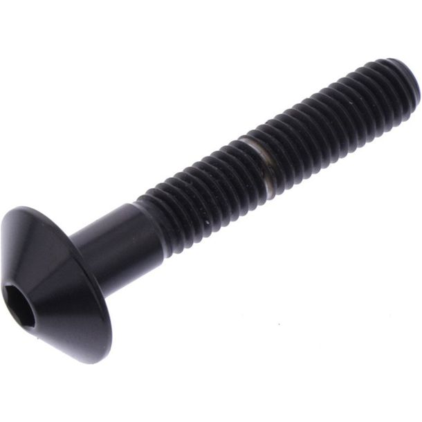 Linsenschraube JMP M5x0,8mm 30mm Titan schwarz