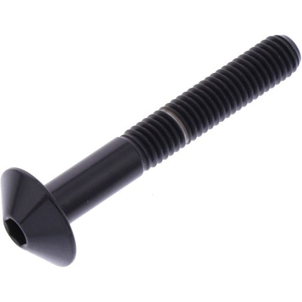 Oval screw JMP M5x0.8mm 35mm titanium black