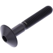 Linsenschraube JMP M6x1,00mm 35mm Titan schwarz