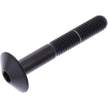 Linsenschraube JMP M6x1,00mm 40mm Titan schwarz
