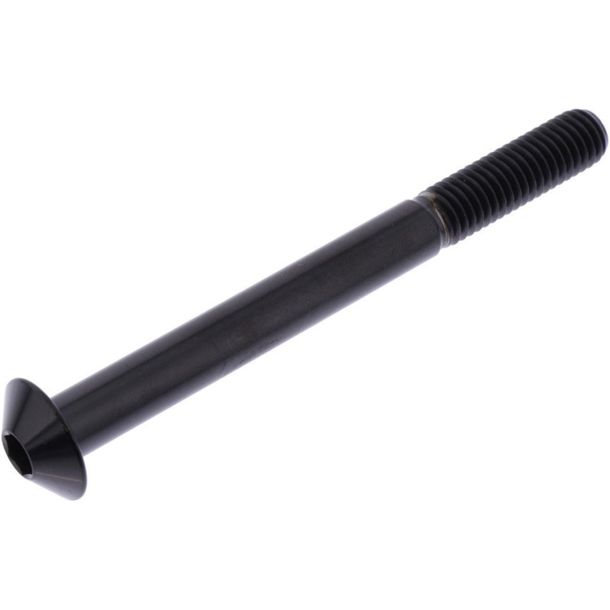 Oval screw JMP M8x1.25mm 85mm titanium black