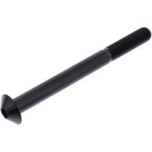 Śruba owalna JMP M8x1.25mm 85mm tytanowa czarna