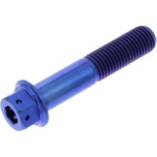 JMP Dualdrive M10x1.25mm 50mm tytanowa niebieska śruba wyścigowa