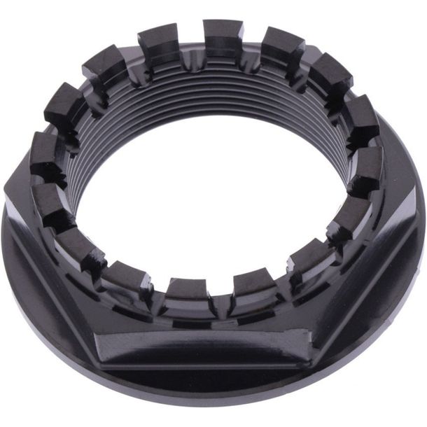JMP M33x1.25mm titanium black axle nut