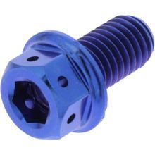 Schraube JMP Dualdrive M8x1,25mm 15mm Titan Racing blau