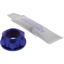 Asmoer JMP M18x1,50mm Titanium blauw voor Honda CBF FA F / A, Yamaha FZS Fazer S Suzuki GSF N Bandit 125 / 400 / 500 / 600 / 650 / 660 / 675 / 689 / 700