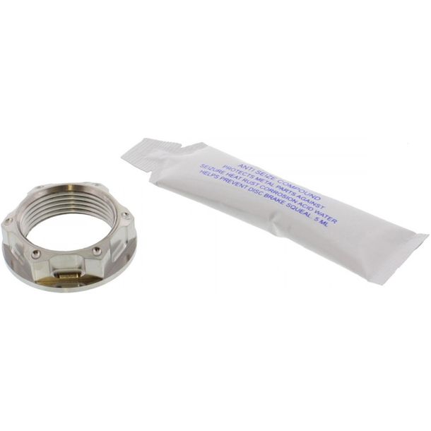 Tuerca de eje de titanio JMP M25x1,50 mm para Aprilia Tuono V4 RR RSV R/APRC Mille RS RSV4 RF Factory, Suzuki SV S Mana SL Shiver ABS GT 250/450/550/750
