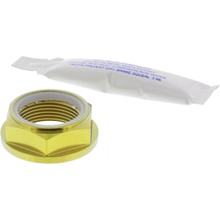 JMP M25x1.50mm tytanu złota nakrętka osi dla Aprilia Tuono V4 RR RSV R/APRC Mille, KTM Duke RSV4 RF Factory Mana SL Shiver ABS GT 350/450/550/690