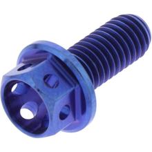 JMP hexagon bolt M5x0.8mm 12mm Titan Racing blue