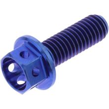JMP hexagon bolt M5x0.8mm 15mm Titan Racing blue