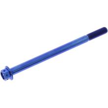 JMP M6x1.00mm 90mm Titanium Racing Blue Hex Bolt