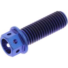 JMP M7x1.00mm 20mm Titanium Racing Blue Hex Bolt