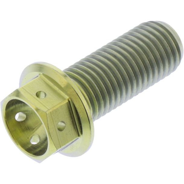 Sechskantschraube JMP M10x1,25mm 25mm Titan Racing gold