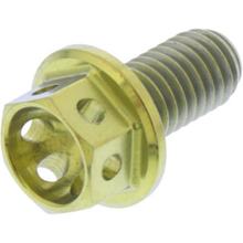 Śruba sześciokątna JMP M5x0,8 mm 10mm tytanowa wyścigowa złota