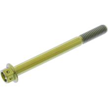 JMP M6x1.00mm 65mm Tytanowa złota śruba sześciokątna