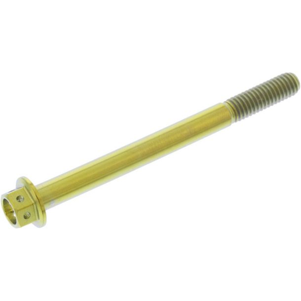 Perno hexagonal JMP M6x1.00mm 70mm Titanium Racing Gold