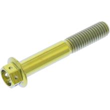 JMP M8x1.25mm 50mm tytanowa złota śruba sześciokątna wyścigowa