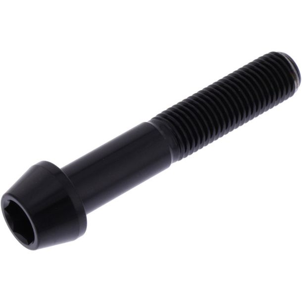Vite JMP conica M10x1,25mm 55mm in acciaio inossidabile V4A nera