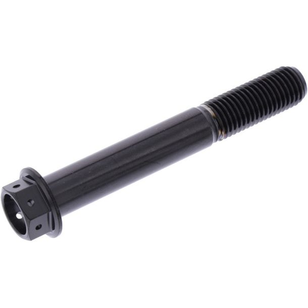 Tornillo hexagonal JMP M10x1.25 70mm acero inoxidable V4A racing negro