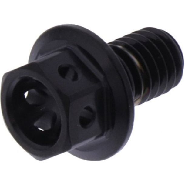 Tornillo hexagonal JMP M6x1.00 10mm acero inoxidable V4A racing negro