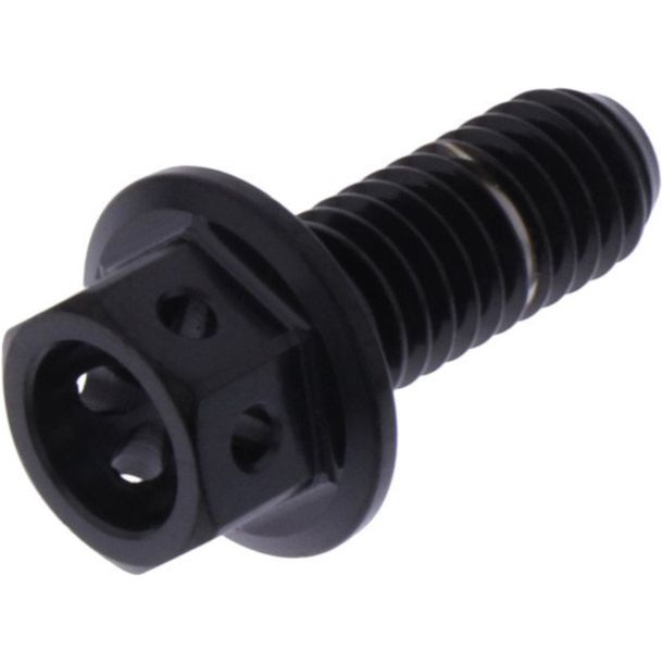 Hexagon bolt JMP M6x1.00 15mm stainless steel V4A racing black