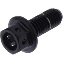 Tornillo hexagonal JMP M6x1.00 15mm acero inoxidable V4A racing negro