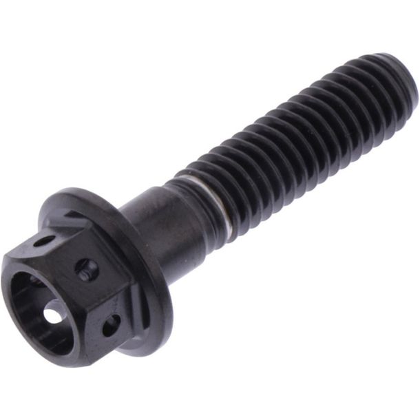 Bullone esagonale JMP M6x1.00 25mm in acciaio inossidabile V4A racing nero