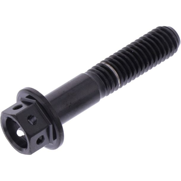 Boulon hexagonal JMP M6x1.00 30mm en acier inoxydable V4A racing noir