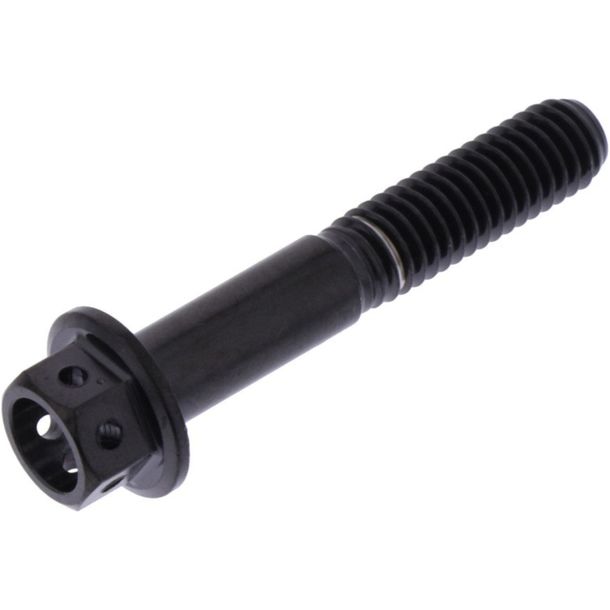 Tornillo hexagonal JMP M6x1.00 35mm acero inoxidable V4A racing negro