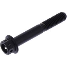 Tornillo hexagonal JMP M6x1.00 40 mm de acero inoxidable V4A racing negro