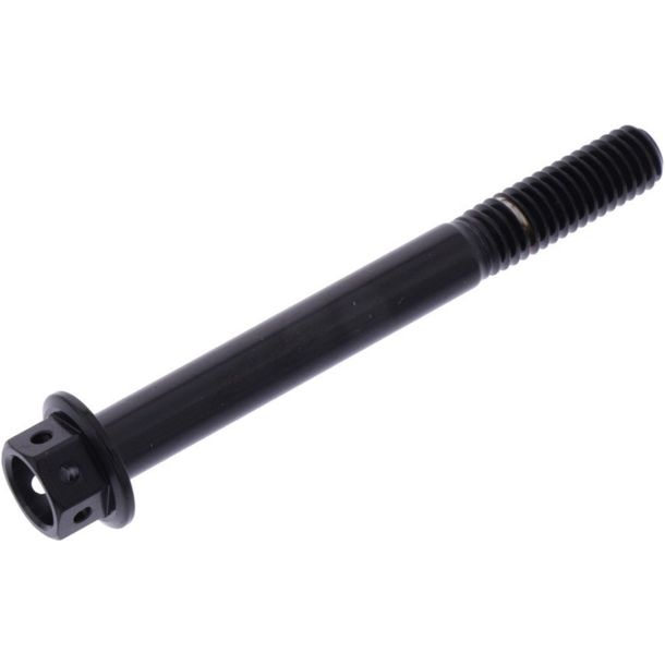 Boulon hexagonal JMP M6x1.00 55mm en acier inoxydable V4A racing noir
