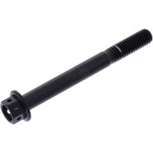 Śruba sześciokątna JMP M6x1.00 55mm stal nierdzewna V4A wyścigowa czarna