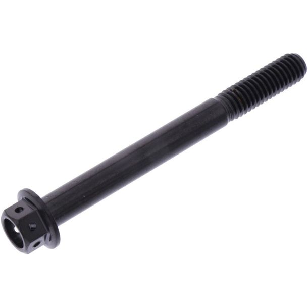 Hexagon bolt JMP M6x1.00 60mm stainless steel V4A racing black