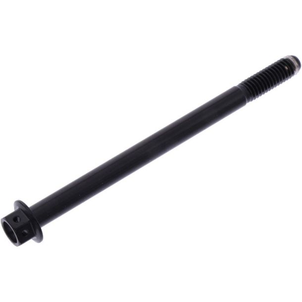 Boulon hexagonal JMP M6x1.00 85mm en acier inoxydable V4A racing noir