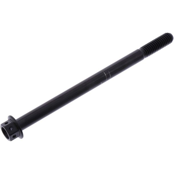 Boulon hexagonal JMP M6x1.00 90mm en acier inoxydable V4A racing noir