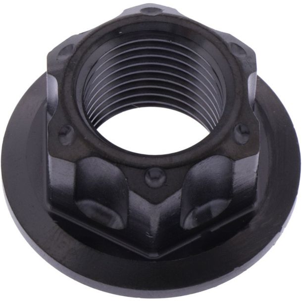 Tuerca de eje JMP M16x1,50 mm de acero inoxidable V4A negra para BMW F R, Honda XRV 7 Africa Twin 50/90/100/300/400/500/600/650/660/675/700/