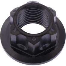 Matice poloosy JMP M16x1,50mm nerezová V4A černá pro BMW F R, Honda XRV 7 Africa Twin 50 / 90 / 100 / 300 / 400 / 500 / 600 / 650 / 660 / 675 / 700 /