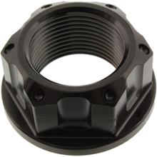Nakrętka osi JMP M24x1.50mm stal nierdzewna V4A czarna do Yamaha YZF-R6 600/779/800/900/998/1000/1300/1670 cc rok 1998 - 2021