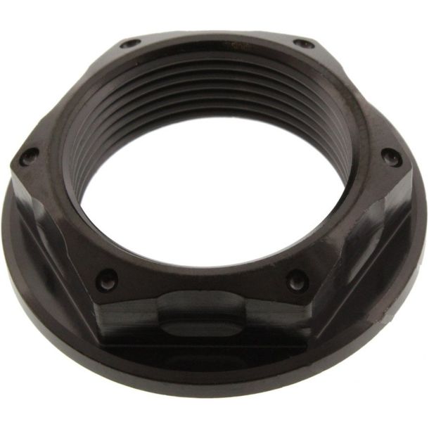 Achsmutter JMP M25x1,25mm Edelstahl V4A schwarz für Ducati Monster Dark i.e. / S , MV Agusta Brutale i.e 695 Sportclassic GT Touring 696 / 800 / 1000
