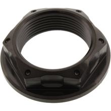 Nakrętka osi JMP M25x1.25mm stal nierdzewna V4A czarna dla Ducati Monster Dark i.e./s, MV Agusta Brutale tj. 695 Sportclassic GT Touring 696/800/1000
