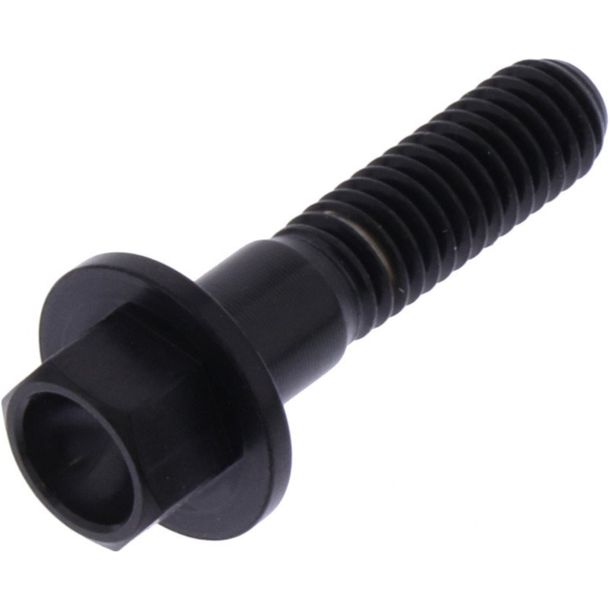 Vis ovale JMP M6x1.00mm 25mm en acier inoxydable V4A noir