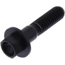 Śruba owalna JMP M6x1.00mm 25mm stal nierdzewna V4A czarna